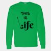 Heavy Cotton 100% Cotton Long Sleeve T Shirt Thumbnail