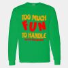 Heavy Cotton 100% Cotton Long Sleeve T Shirt Thumbnail