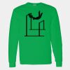 Heavy Cotton 100% Cotton Long Sleeve T Shirt Thumbnail