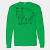 Heavy Cotton 100% Cotton Long Sleeve T Shirt Thumbnail