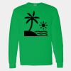 Heavy Cotton 100% Cotton Long Sleeve T Shirt Thumbnail