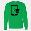 Heavy Cotton 100% Cotton Long Sleeve T Shirt Thumbnail