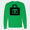Heavy Cotton 100% Cotton Long Sleeve T Shirt Thumbnail