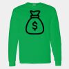 Heavy Cotton 100% Cotton Long Sleeve T Shirt Thumbnail
