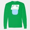Heavy Cotton 100% Cotton Long Sleeve T Shirt Thumbnail
