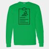 Heavy Cotton 100% Cotton Long Sleeve T Shirt Thumbnail