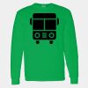 Heavy Cotton 100% Cotton Long Sleeve T Shirt Thumbnail