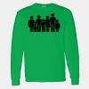 Heavy Cotton 100% Cotton Long Sleeve T Shirt Thumbnail
