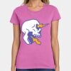 Ladies Heavy Cotton 100% Cotton T Shirt Thumbnail