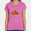 Ladies Heavy Cotton 100% Cotton T Shirt Thumbnail