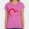 Ladies Heavy Cotton 100% Cotton T Shirt Thumbnail