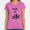 Ladies Heavy Cotton 100% Cotton T Shirt Thumbnail