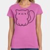 Ladies Heavy Cotton 100% Cotton T Shirt Thumbnail