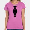 Ladies Heavy Cotton 100% Cotton T Shirt Thumbnail