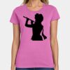 Ladies Heavy Cotton 100% Cotton T Shirt Thumbnail