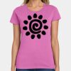 Ladies Heavy Cotton 100% Cotton T Shirt Thumbnail