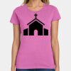 Ladies Heavy Cotton 100% Cotton T Shirt Thumbnail
