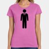 Ladies Heavy Cotton 100% Cotton T Shirt Thumbnail