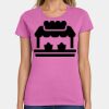 Ladies Heavy Cotton 100% Cotton T Shirt Thumbnail