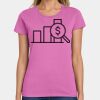 Ladies Heavy Cotton 100% Cotton T Shirt Thumbnail