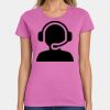 Ladies Heavy Cotton 100% Cotton T Shirt Thumbnail