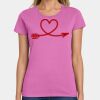 Ladies Heavy Cotton 100% Cotton T Shirt Thumbnail
