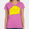 Ladies Heavy Cotton 100% Cotton T Shirt Thumbnail