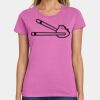 Ladies Heavy Cotton 100% Cotton T Shirt Thumbnail