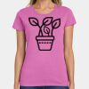 Ladies Heavy Cotton 100% Cotton T Shirt Thumbnail