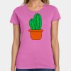Ladies Heavy Cotton 100% Cotton T Shirt Thumbnail