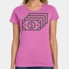 Ladies Heavy Cotton 100% Cotton T Shirt Thumbnail