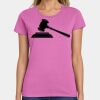 Ladies Heavy Cotton 100% Cotton T Shirt Thumbnail