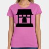 Ladies Heavy Cotton 100% Cotton T Shirt Thumbnail