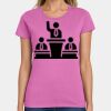 Ladies Heavy Cotton 100% Cotton T Shirt Thumbnail