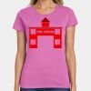 Ladies Heavy Cotton 100% Cotton T Shirt Thumbnail