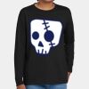 Youth Heavy Cotton 100% Cotton Long Sleeve T Shirt Thumbnail