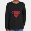 Youth Heavy Cotton 100% Cotton Long Sleeve T Shirt Thumbnail