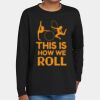 Youth Heavy Cotton 100% Cotton Long Sleeve T Shirt Thumbnail