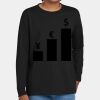 Youth Heavy Cotton 100% Cotton Long Sleeve T Shirt Thumbnail