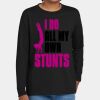 Youth Heavy Cotton 100% Cotton Long Sleeve T Shirt Thumbnail