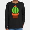 Youth Heavy Cotton 100% Cotton Long Sleeve T Shirt Thumbnail